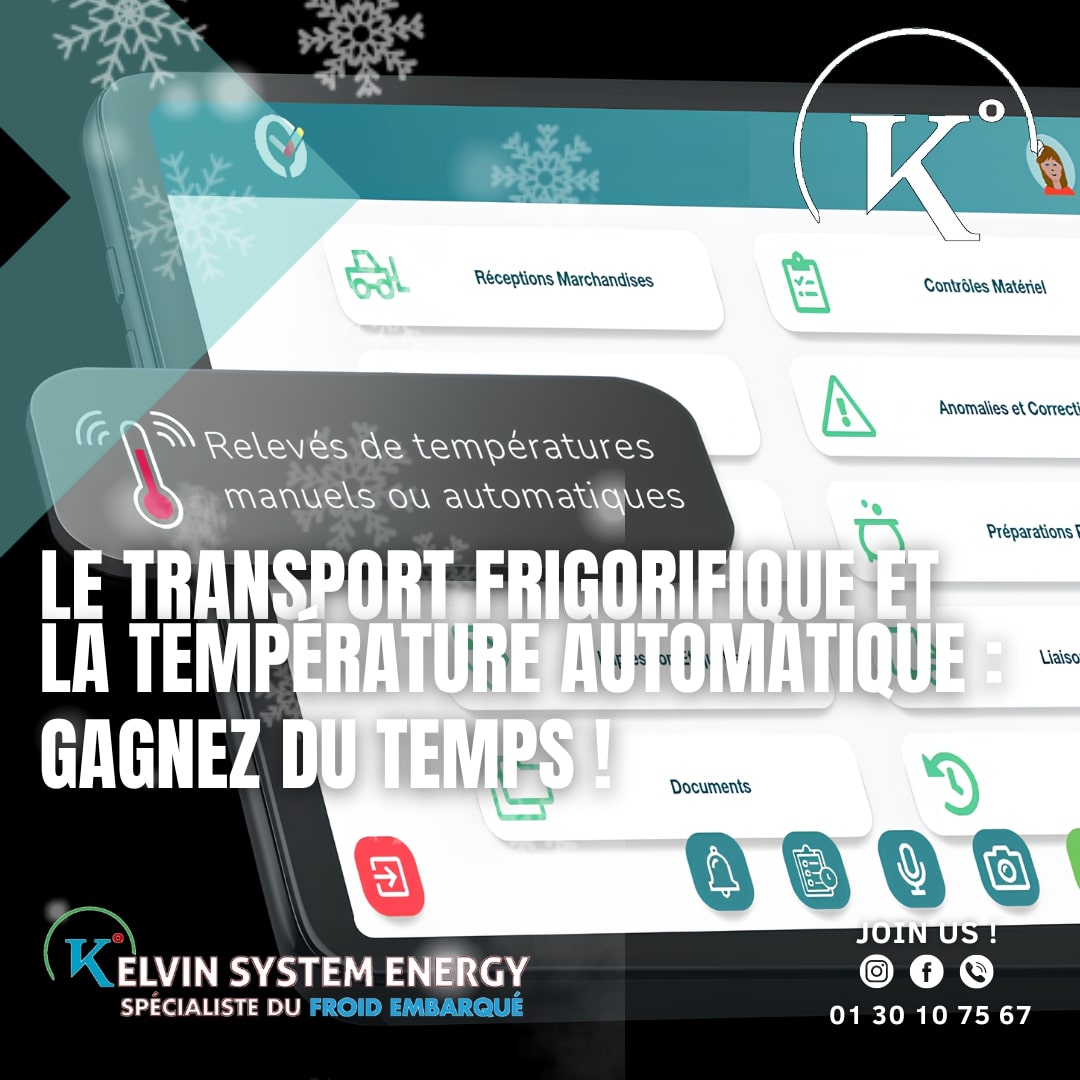 kelvin system energy spécialiste du froid embarqué Saint-Gratien 95210